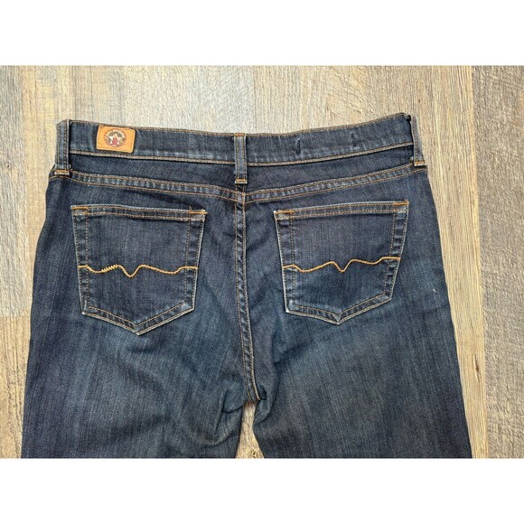 Red Engine Vintage Ruby Women's Raw Selvedge Denim Jeans Size 29 Dark Blue MiUSA - Picture 13 of 16